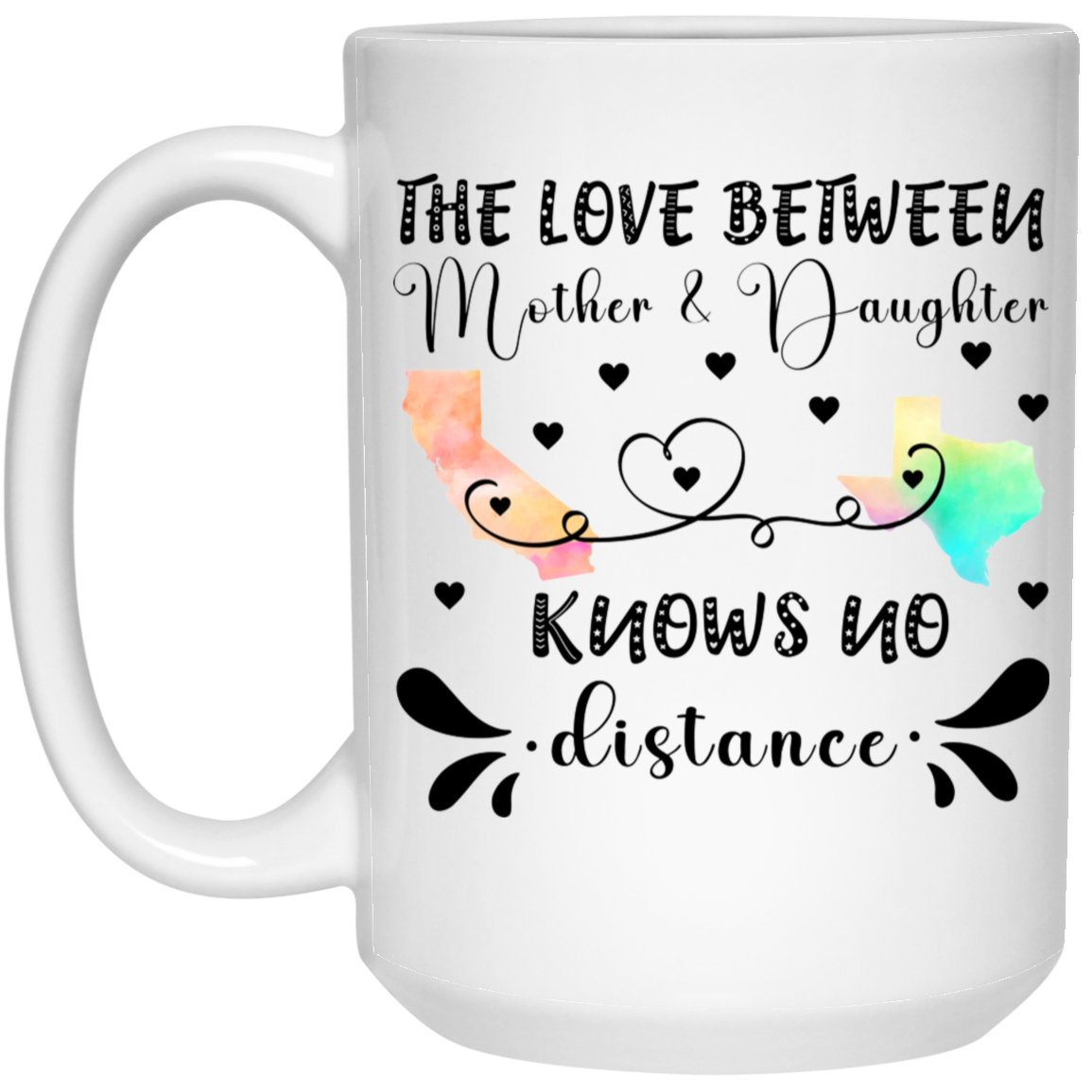 The Love Between Mother & Daughter | White Mug 11oz
