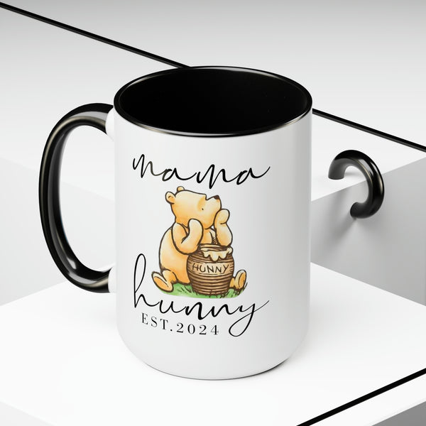 MAMA Hunny | Two-Tone Coffee Mugs, 15oz