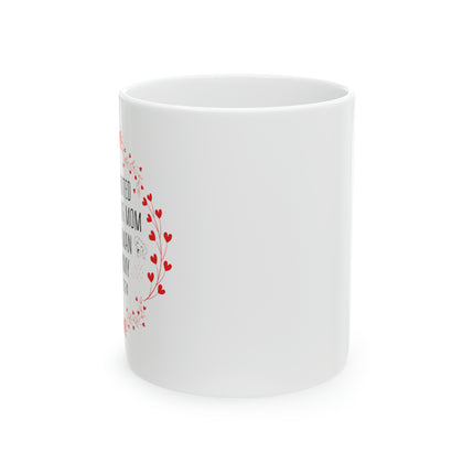 Promoted From Dog Mom To Human Mommy | Ceramic Mug, 11oz
