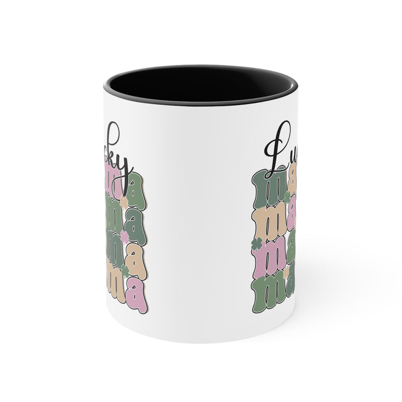 Lucky MAMA | Accent Coffee Mug, 11oz