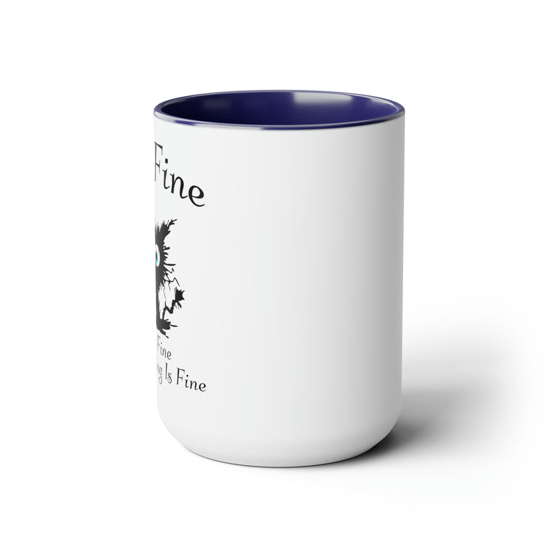 It's Fine | Two-Tone Coffee Mugs, 15oz