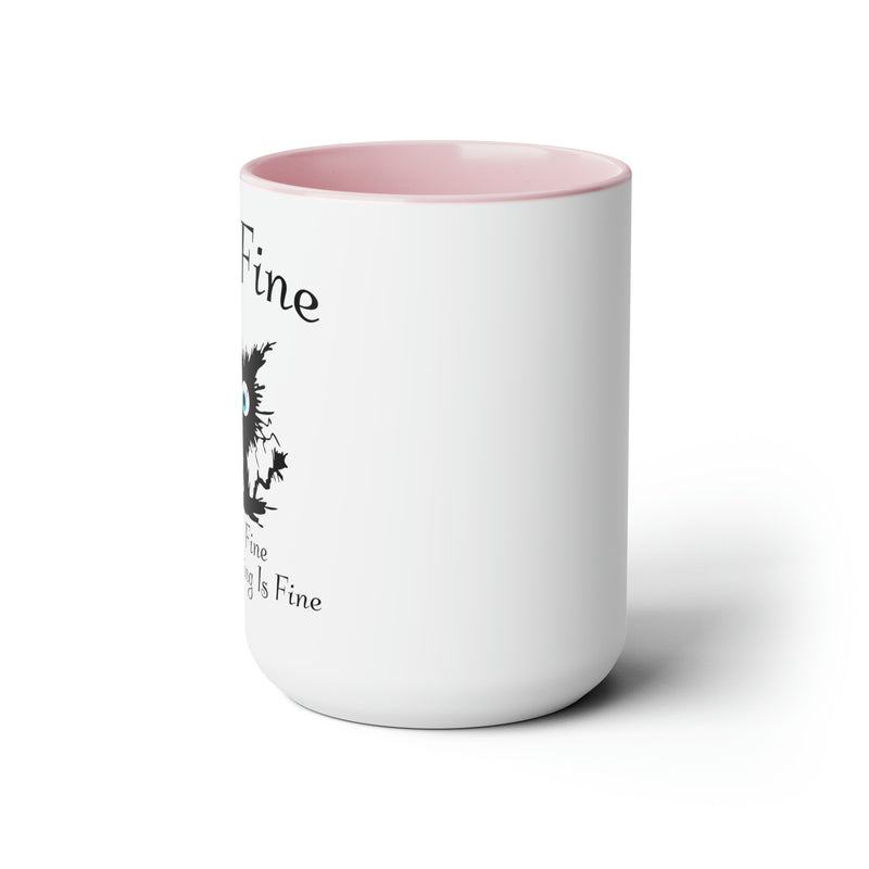 It's Fine | Two-Tone Coffee Mugs, 15oz