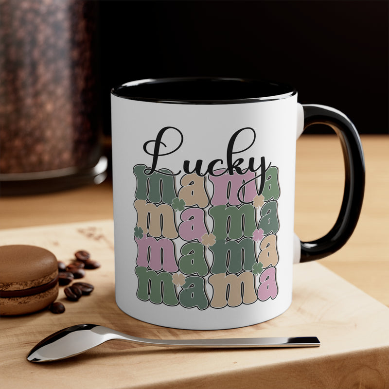 Lucky MAMA | Accent Coffee Mug, 11oz