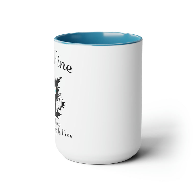 It's Fine | Two-Tone Coffee Mugs, 15oz