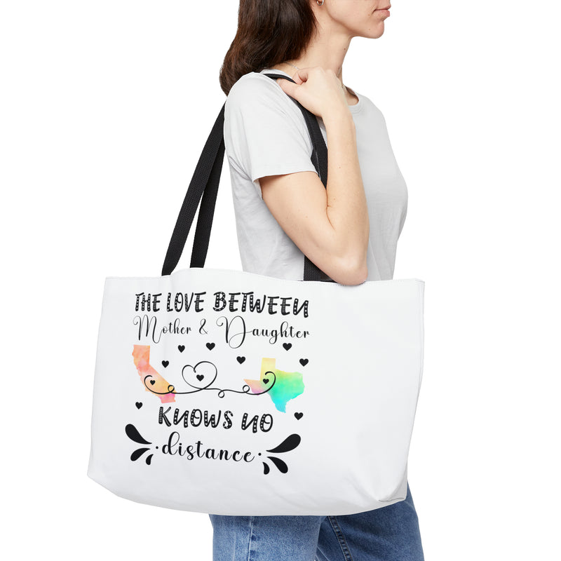 The Love Between Mother & Daughter Knows No Distance | Weekender Tote Bag