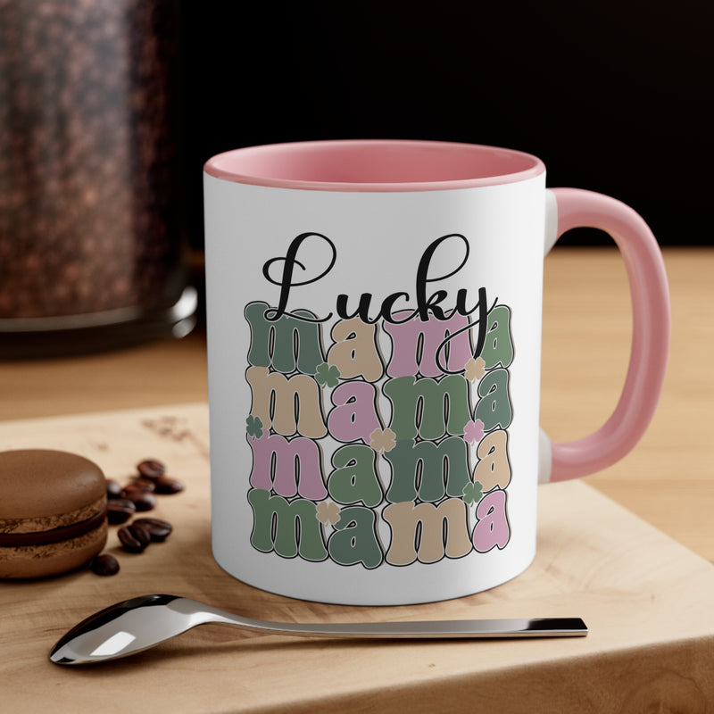 Lucky MAMA | Accent Coffee Mug, 11oz