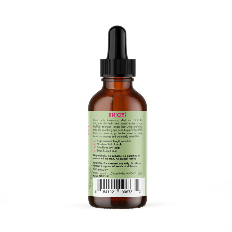 Mielle Rosemary Mint Scalp & Hair Strengthening Oil - Promotes Growth & Health - 4 oz