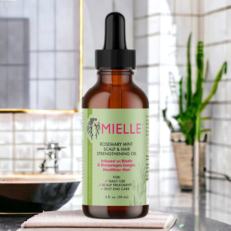 Mielle Rosemary Mint Scalp & Hair Strengthening Oil - Promotes Growth & Health - 4 oz