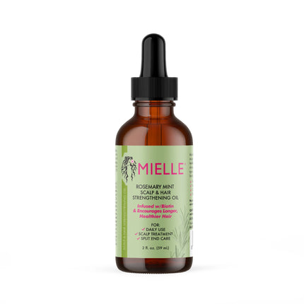 MIELLE Organics Rosemary Mint Scalp & Hair Strengthening Oil w/Biotin (5pct)
