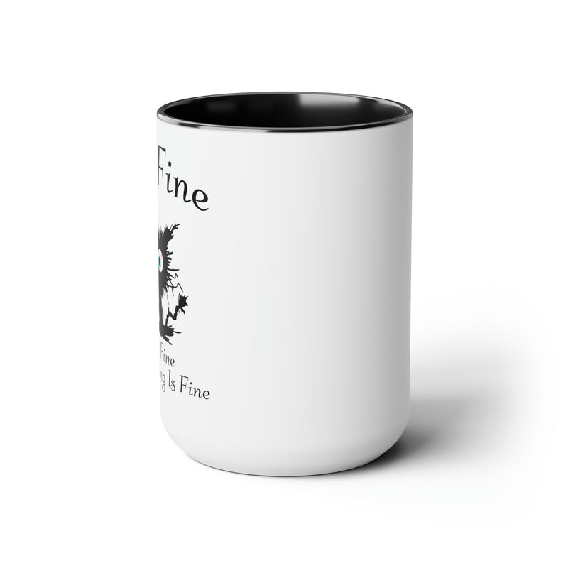 It's Fine | Two-Tone Coffee Mugs, 15oz