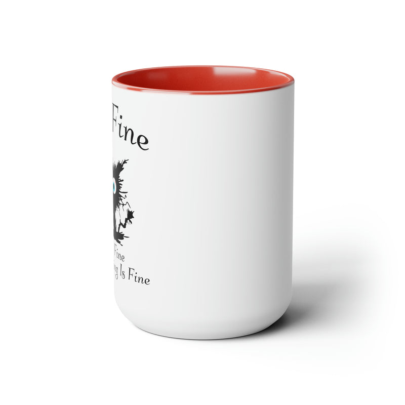 It's Fine | Two-Tone Coffee Mugs, 15oz