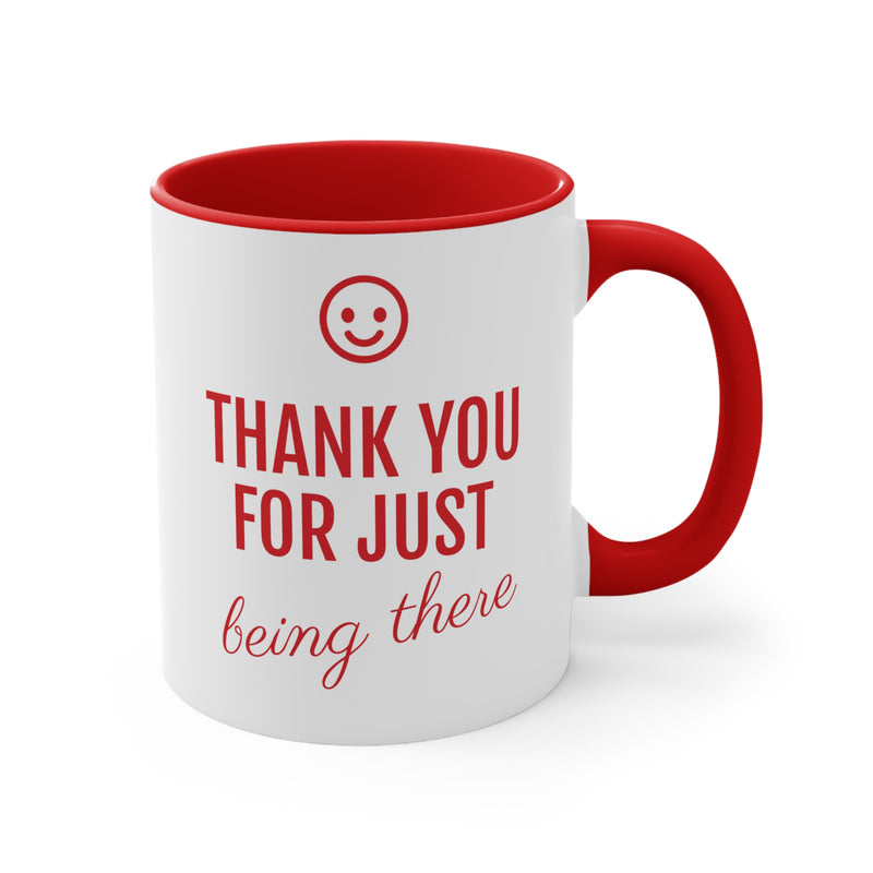 Mother's Day Gift | Red Accent Coffee Mug, 11oz