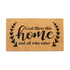 Welcome Doormats 30x17 inch Natural Coco Coir Mats with Non Slip PVC Backing