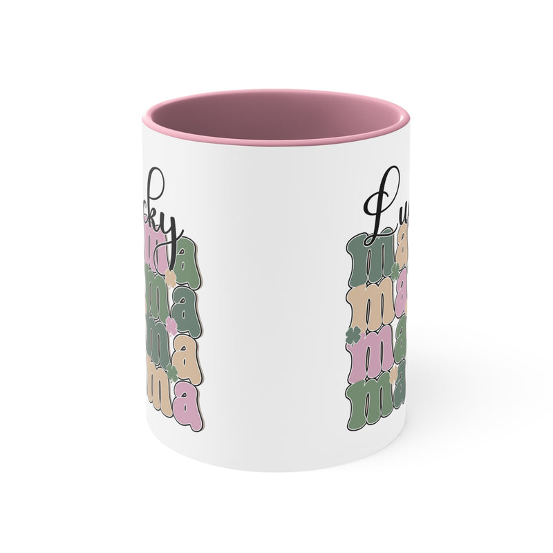 Lucky MAMA | Accent Coffee Mug, 11oz