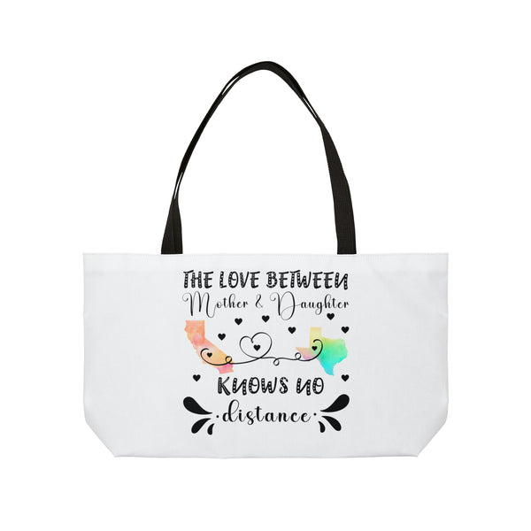 The Love Between Mother & Daughter Knows No Distance | Weekender Tote Bag