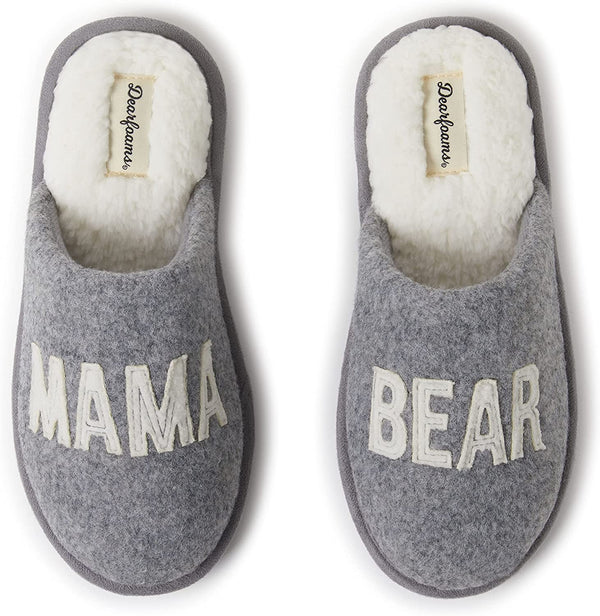 Women'S Gifts for Mom Cute Cozy Mothers Day Mama Bear Slipper