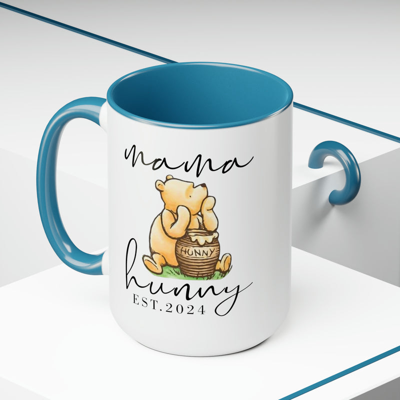 MAMA Hunny | Two-Tone Coffee Mugs, 15oz