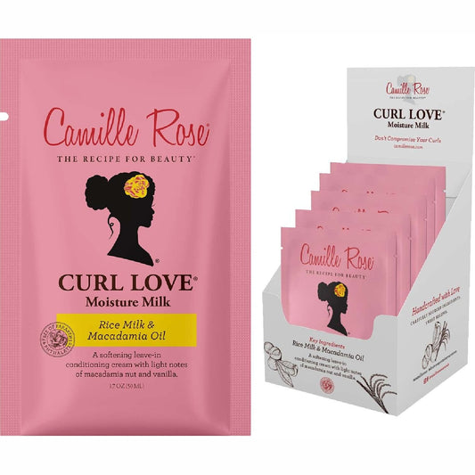 Camille Rose Curl Love Moisture Milk 1.7 Oz - 5 Packets Per BOX