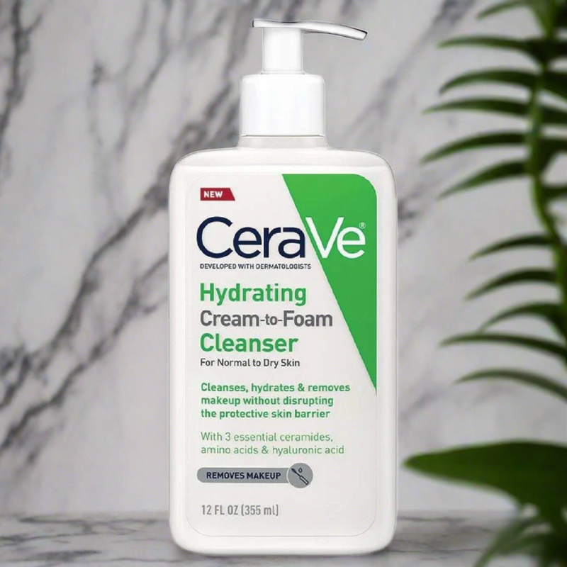 Cerave Hydrating Cream To Foam Cleanser 12 Oz