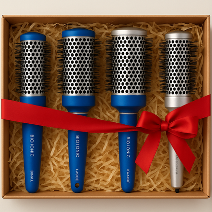 Variety of Bioionic brushes—an appealing gift for stylists or hair enthusiasts