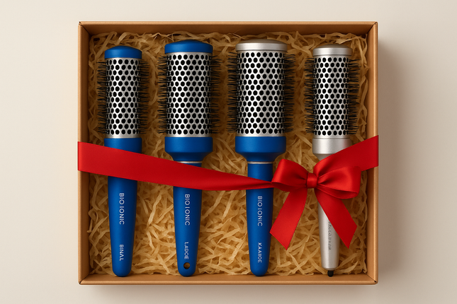 Variety of Bioionic brushes—an appealing gift for stylists or hair enthusiasts