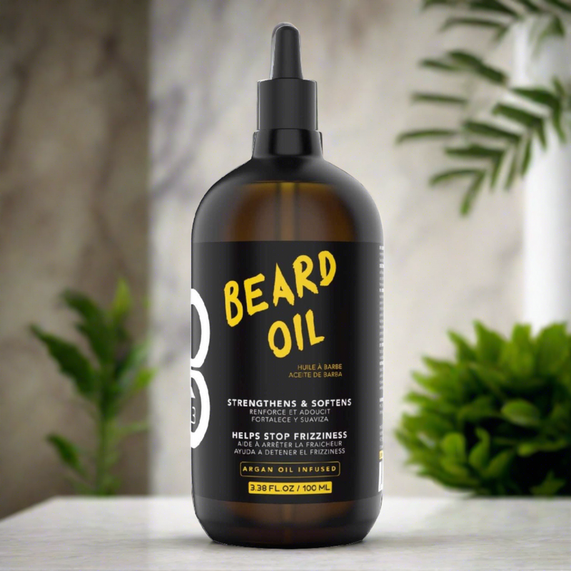 L3Vel3 Beard Oil 3.38 Oz - Nourish and Style Your Beard with Premium Care, Beard Growth Oil