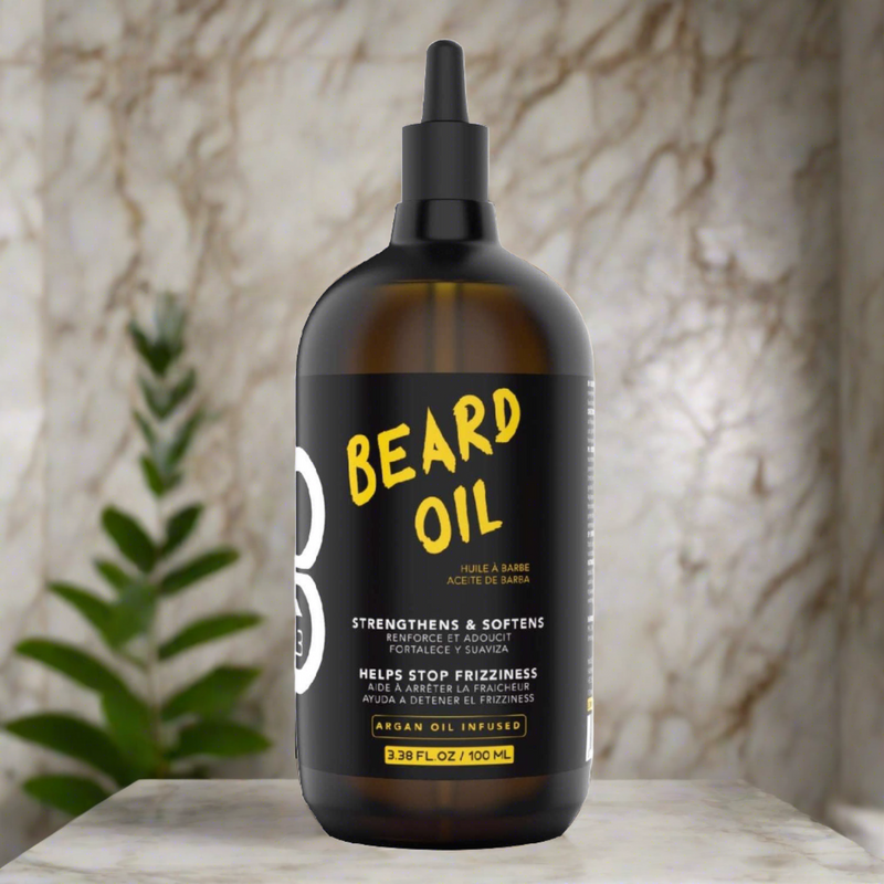 L3Vel3 Beard Oil 3.38 Oz - Nourish and Style Your Beard with Premium Care, Beard Growth Oil