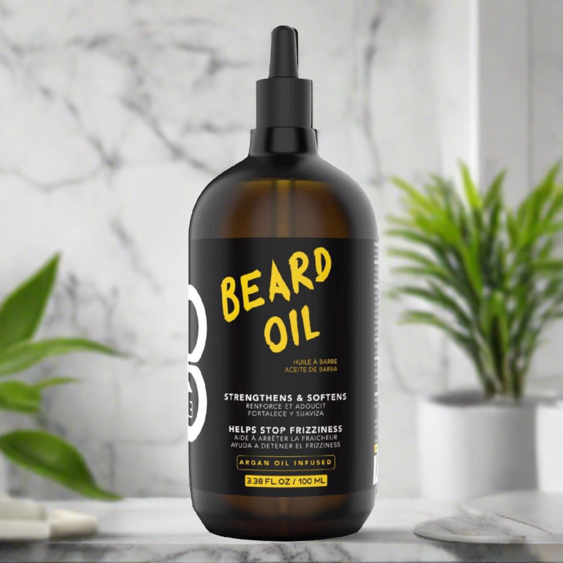 L3Vel3 Beard Oil 3.38 Oz - Nourish and Style Your Beard with Premium Care, Beard Growth Oil