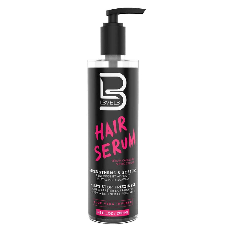 L3Vel3 Hair Serum 6.8 Oz - Transform Your Hair with Silky Smoothness and Shine, Hair Nourishing Serum