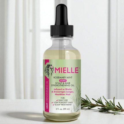 Mielle Rosemary Mint bundle kit + Shine ’N Jam extra hold styling products—tailored for men