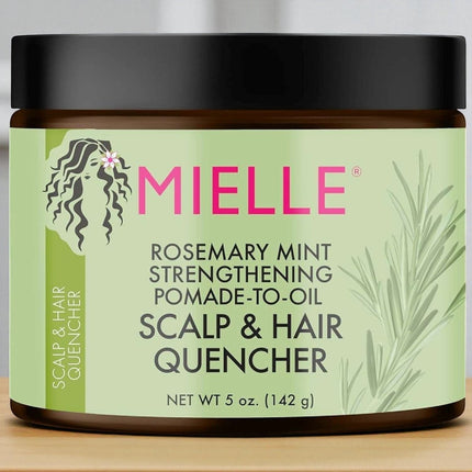 Mielle Rosemary Mint bundle kit + Shine ’N Jam extra hold styling products—tailored for men