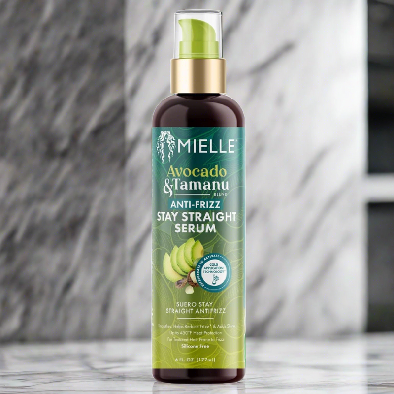 Mielle Avocado Tamanu Anti-Frizz Stay Straight Serum 4.0 Fl Oz