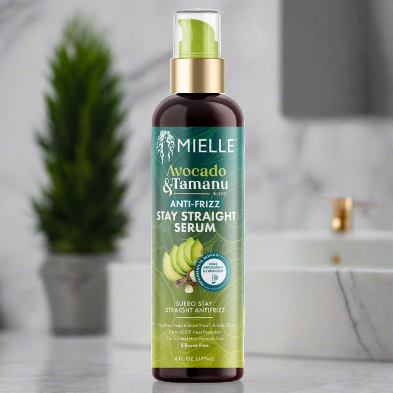 Mielle Avocado Tamanu Anti-Frizz Stay Straight Serum 4.0 Fl Oz