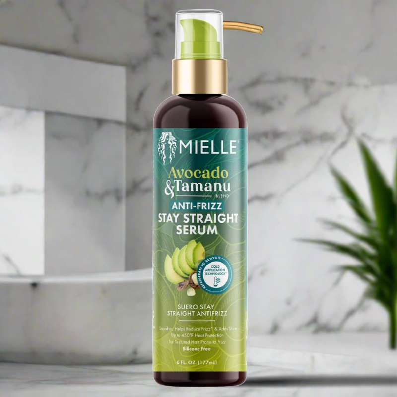 Mielle Avocado Tamanu Anti-Frizz Stay Straight Serum 4.0 Fl Oz