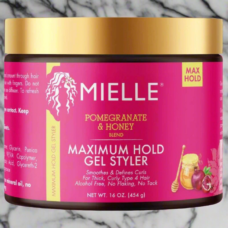 Mielle Pomegranate Honey Maximum Hold Gel Styler 16.0 Oz