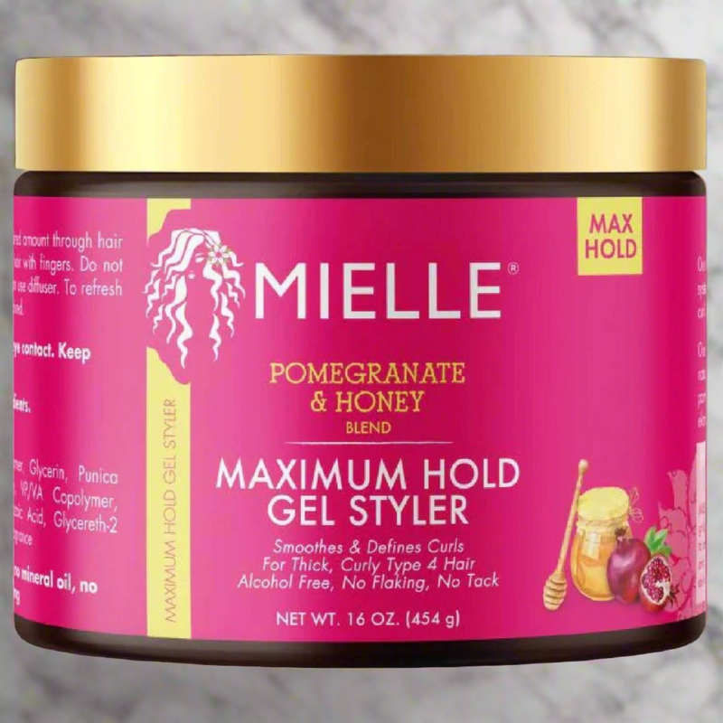 Mielle Pomegranate Honey Maximum Hold Gel Styler 16.0 Oz