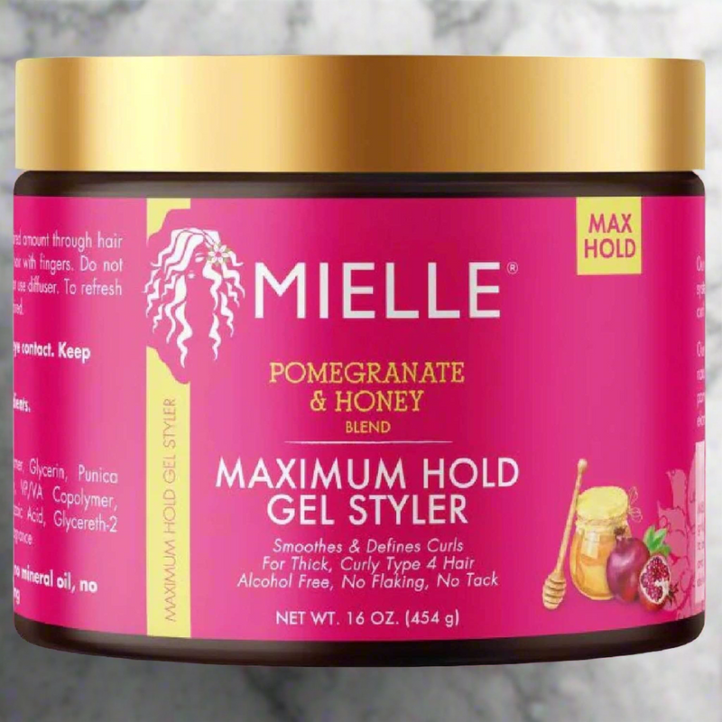 Mielle Pomegranate Honey Maximum Hold Gel Styler 16.0 Oz