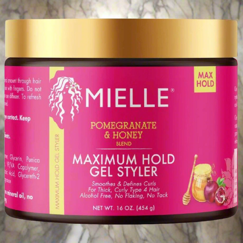 Mielle Pomegranate Honey Maximum Hold Gel Styler 16.0 Oz