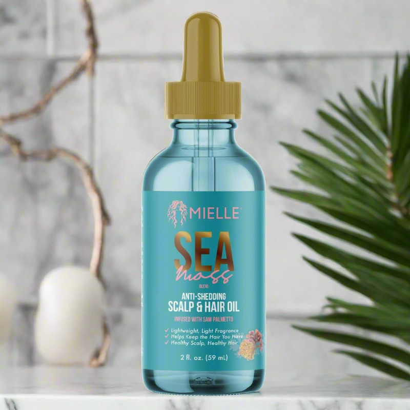 Mielle Sea Moss Anti-Shedding Scalp Hair Oil 2.0 Fl Oz: Nourish and Strengthen Your Hair