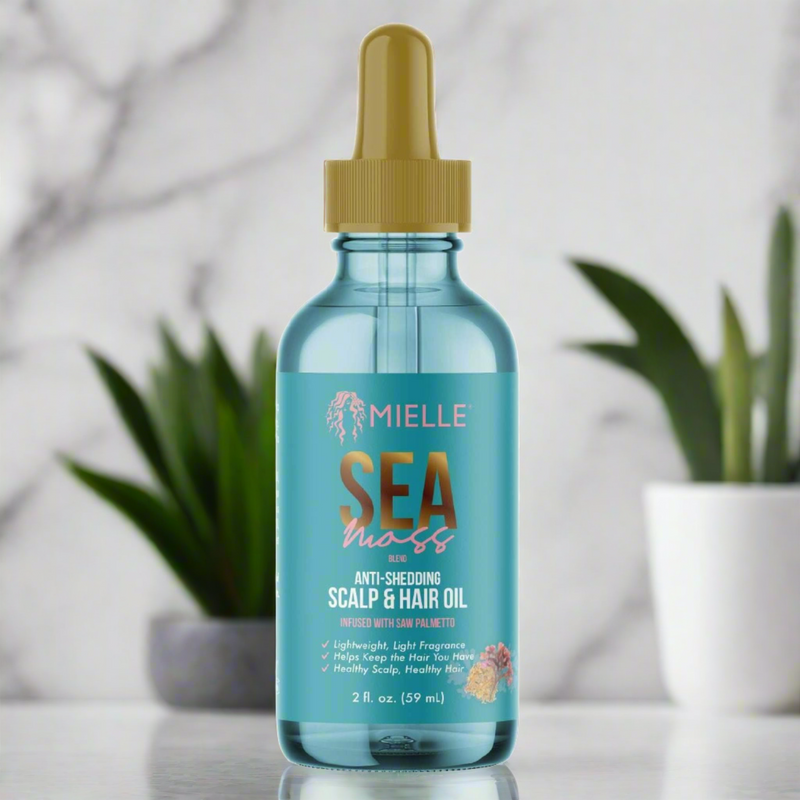 Mielle Sea Moss Anti-Shedding Scalp Hair Oil 2.0 Fl Oz: Nourish and Strengthen Your Hair