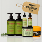 Mielle Rosemary Mint bundle kit + Shine ’N Jam extra hold styling products—tailored for men