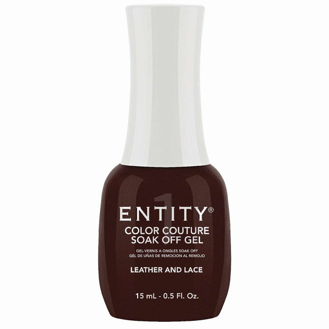 Entity Color Couture Soak Off Gel Leather And Lace 0.5 Fl Oz