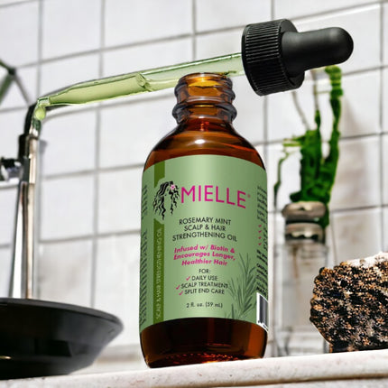 MIELLE Organics Rosemary Mint Scalp & Hair Strengthening Oil w/Biotin (5pct)