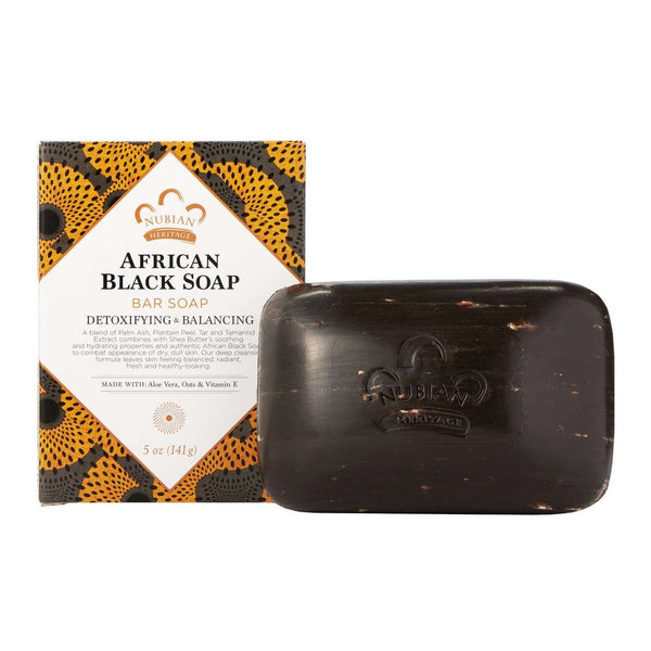 Nubian Heritage Detoxifying & Balancing Soap African Black 5 Oz