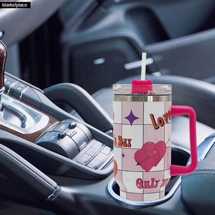 Gift Giving Multicolor 40oz Stainless Steel Insulated Tumbler Ideal for Mother's Day, Birthday & Graduation Gift