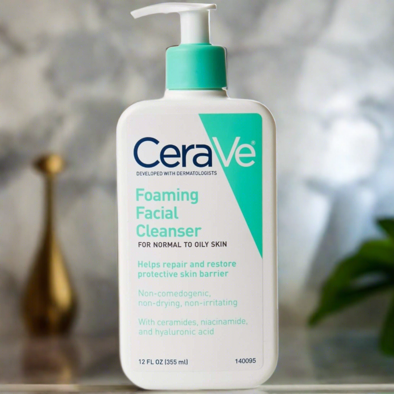 Cerave Foaming Facial Cleanser Oil Control 12 Oz