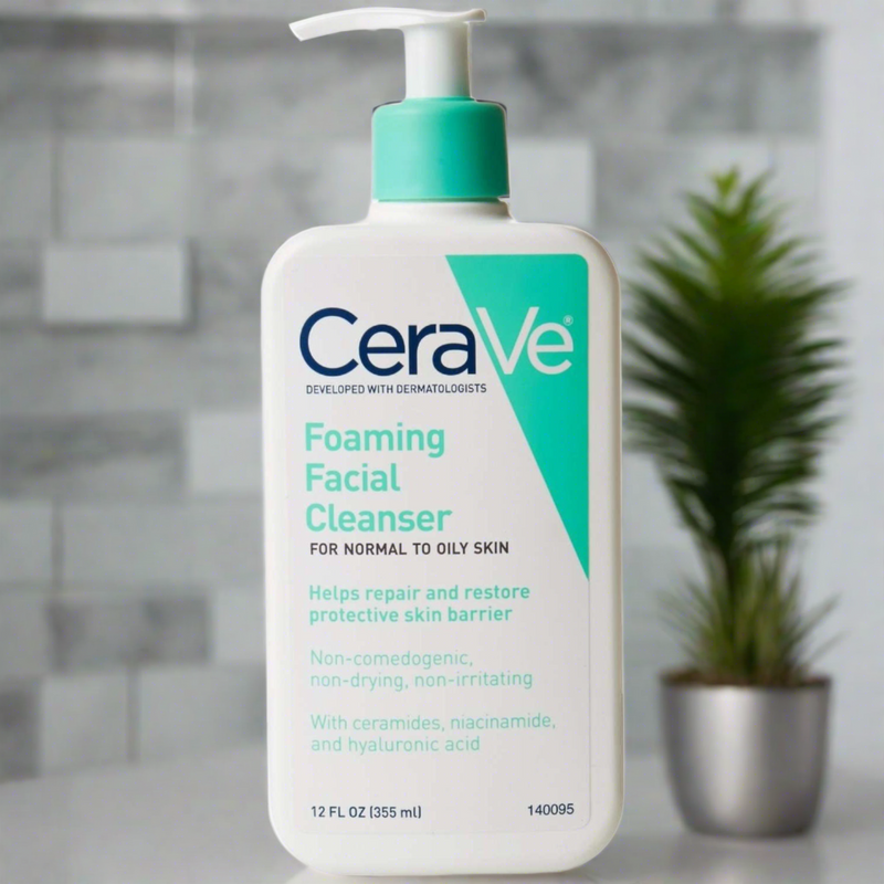 Cerave Foaming Facial Cleanser Oil Control 12 Oz