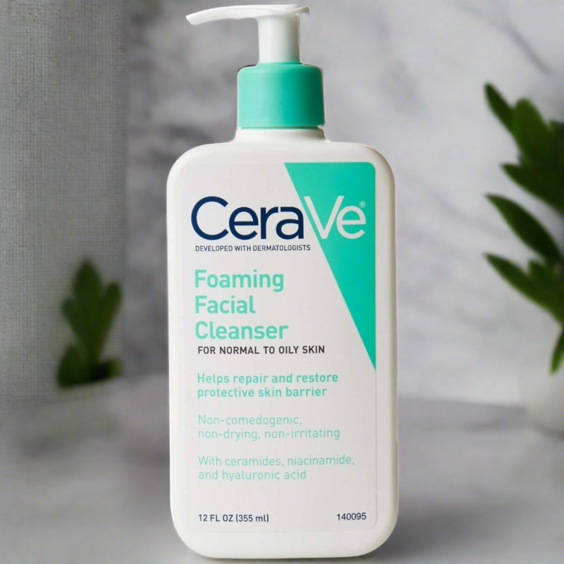 Cerave Foaming Facial Cleanser Oil Control 12 Oz