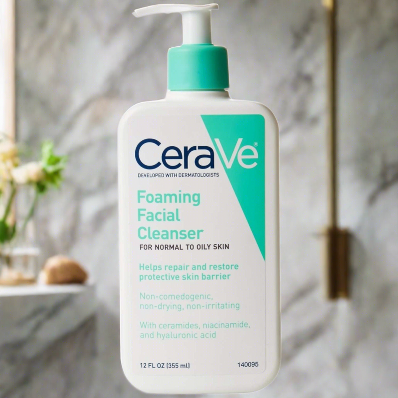 Cerave Foaming Facial Cleanser Oil Control 12 Oz