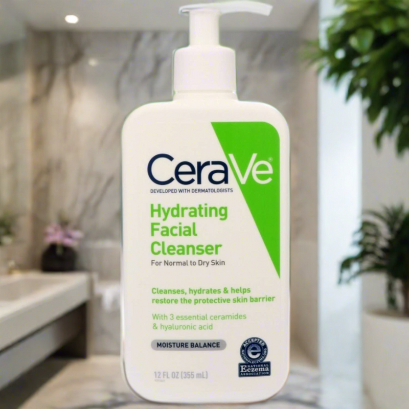 Cerave Hydrating Facial Cleanser For Normal To Dry Skin 12 Oz